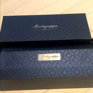 Montegrappa Ducale Black Rose Gold Ballpoint Pen NEW in Box